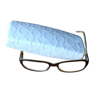 Coach Women's Eyeglasses Glynnis 842 camel Brown  with Case